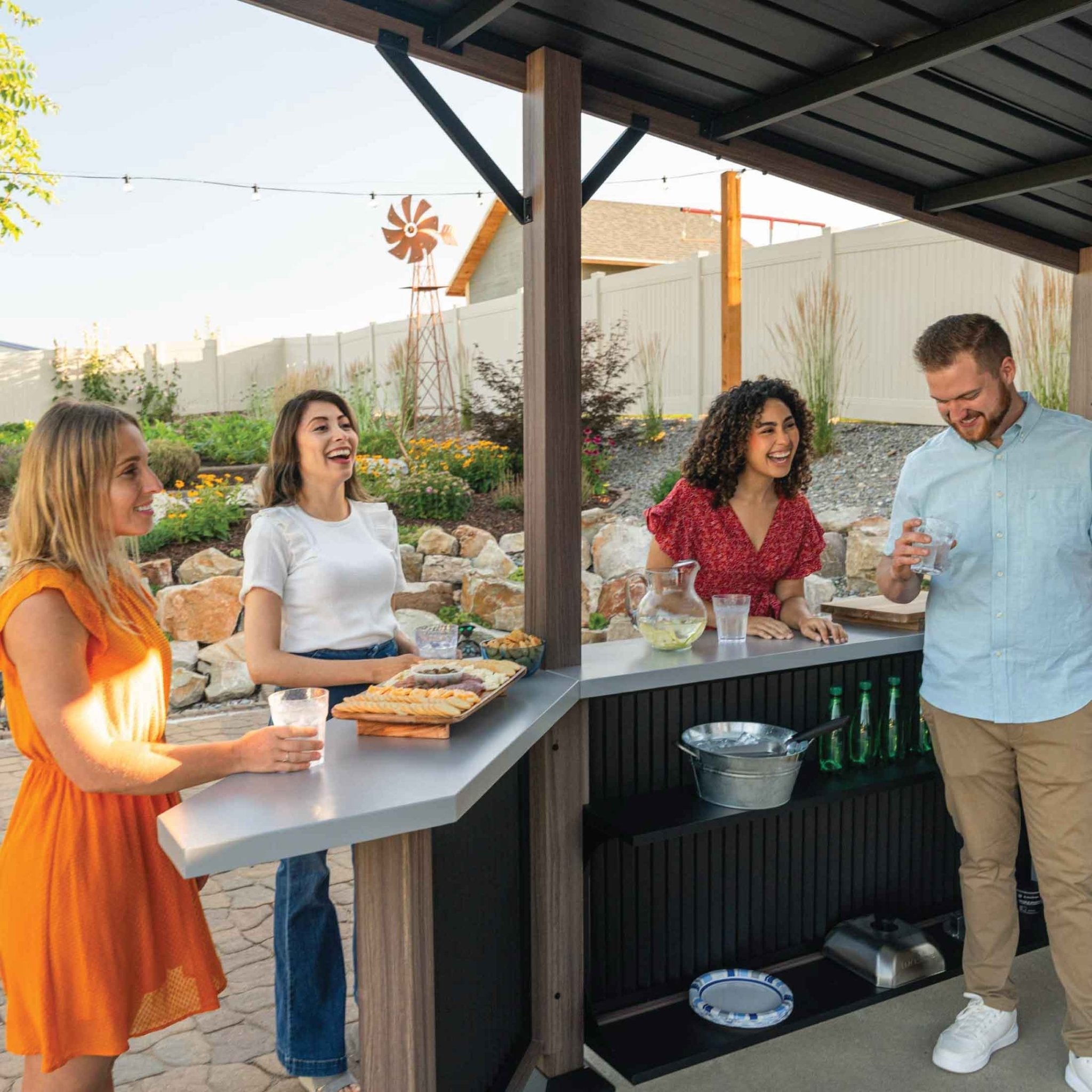 10' x 10' Bar and Griddle Pavilion