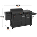 22" XL Griddle Pellet Grill Combo
