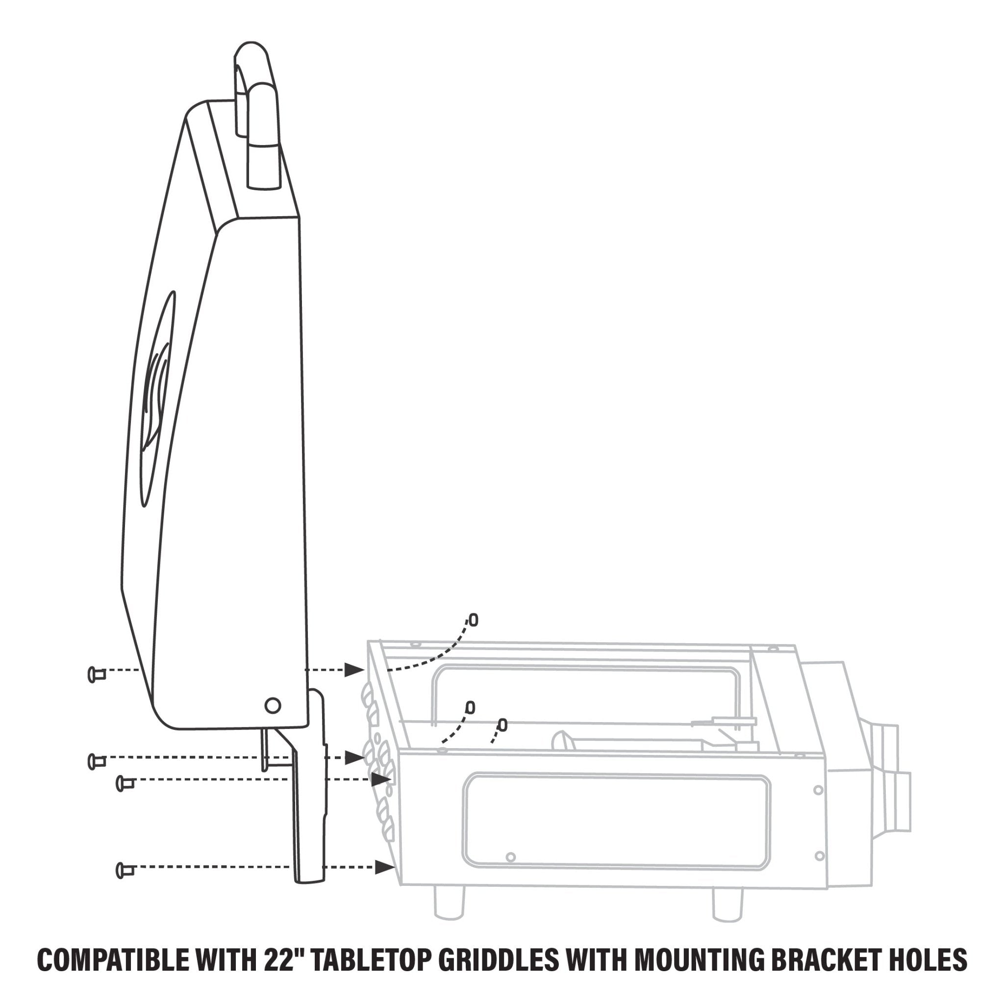 22" Griddle Hood