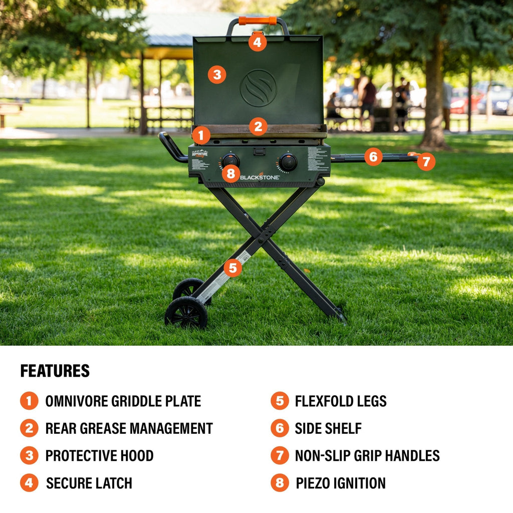 22" Griddle with Flexfold® Legs