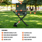 22" Griddle with Flexfold® Legs