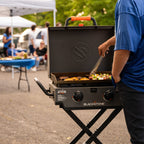 22" Griddle with Flexfold Legs (Charcoal Gray)