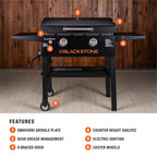 28” Omnivore Griddle with Hood Bundle