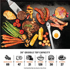36” Omnivore Griddle with Hood
