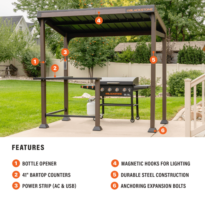 5' x 8' Blackstone Pavilion